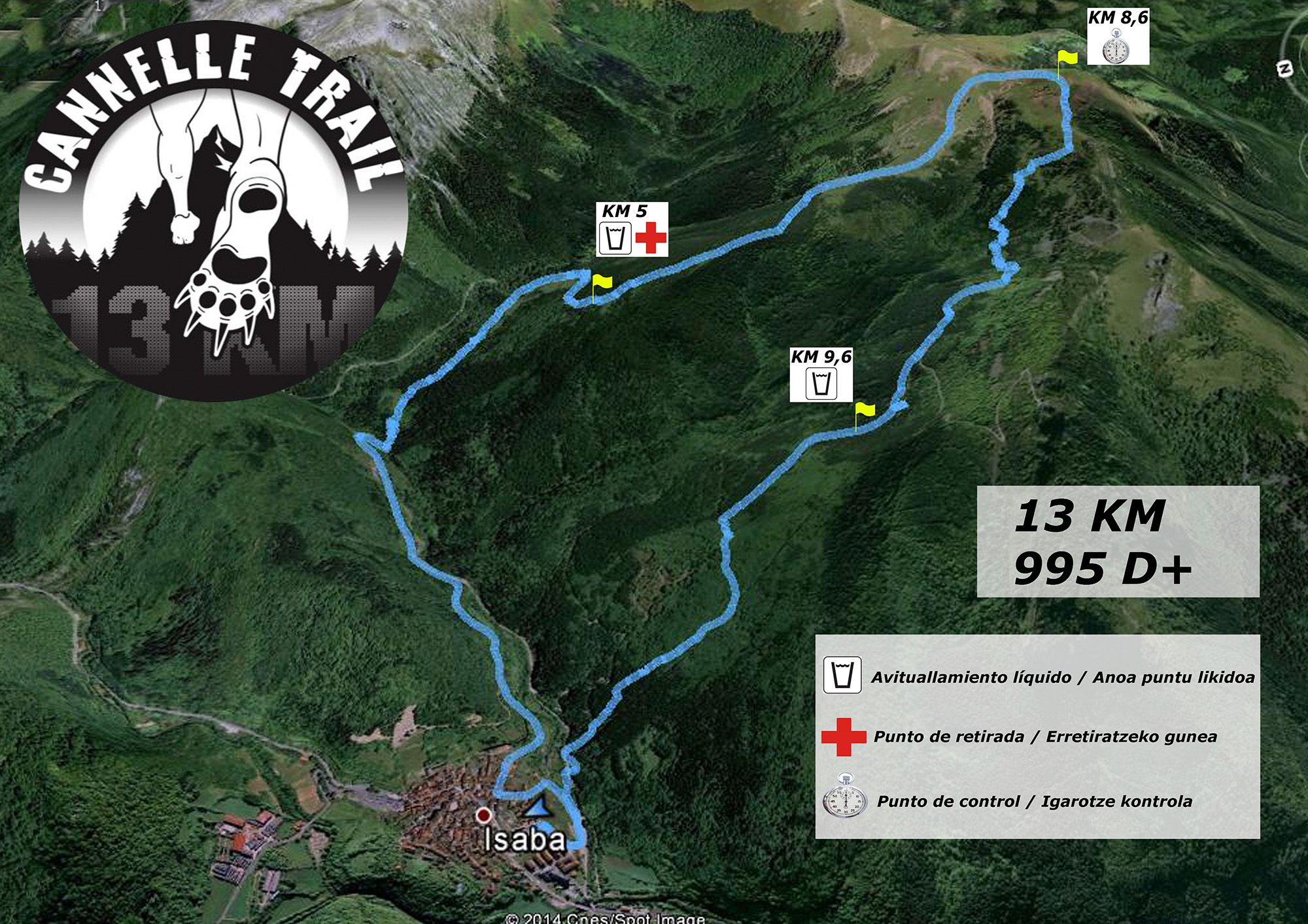 Recorrido Cannelle Trail